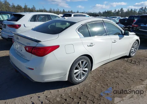 2014 Infiniti Q50 Premium z USA, uszkodzony, nr VIN JN1BV7AR8EM693578